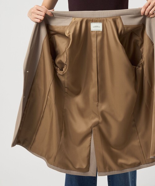 green label relaxing（グリーンレーベルリラクシング）の「ツイル テーラード 2ボタン ジャケット（テーラードジャケット・レディース・ネイビー/ベージュ・36/38）」の19枚目の写真