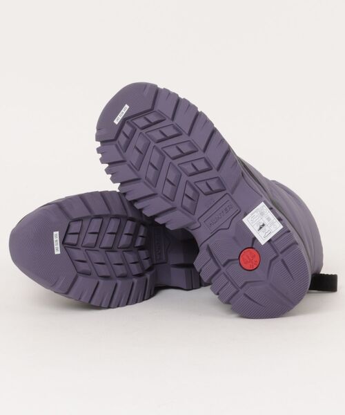 HUNTER(ハンター)の「ユニセックス イントレピッド ワンダラー アンクル ジップ スノー ブーツ(ブーツ・レディース・オフホワイト/ブラック×パープル・UK5/UK4/UK3/UK9/UK8/UK7/UK6)」の14枚目の写真