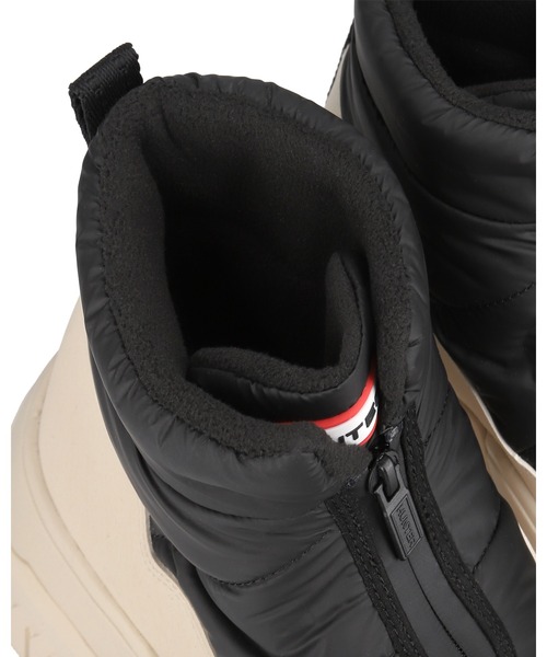 HUNTER(ハンター)の「ユニセックス イントレピッド ワンダラー アンクル ジップ スノー ブーツ(ブーツ・レディース・オフホワイト/ブラック×パープル・UK5/UK4/UK3/UK9/UK8/UK7/UK6)」の5枚目の写真