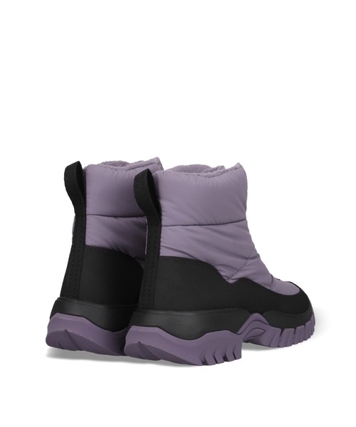 HUNTER(ハンター)の「ユニセックス イントレピッド ワンダラー アンクル ジップ スノー ブーツ(ブーツ・レディース・オフホワイト/ブラック×パープル・UK5/UK4/UK3/UK9/UK8/UK7/UK6)」の8枚目の写真