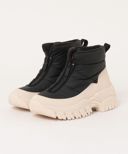 HUNTER(ハンター)の「ユニセックス イントレピッド ワンダラー アンクル ジップ スノー ブーツ(ブーツ・レディース・オフホワイト/ブラック×パープル・UK5/UK4/UK3/UK9/UK8/UK7/UK6)」の11枚目の写真