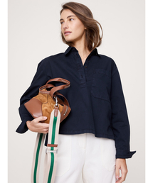 Banana Republic（バナナリパブリック）の「オーバーサイズ コットンツイル ポップオーバーシャツ（シャツ/ブラウス）」
