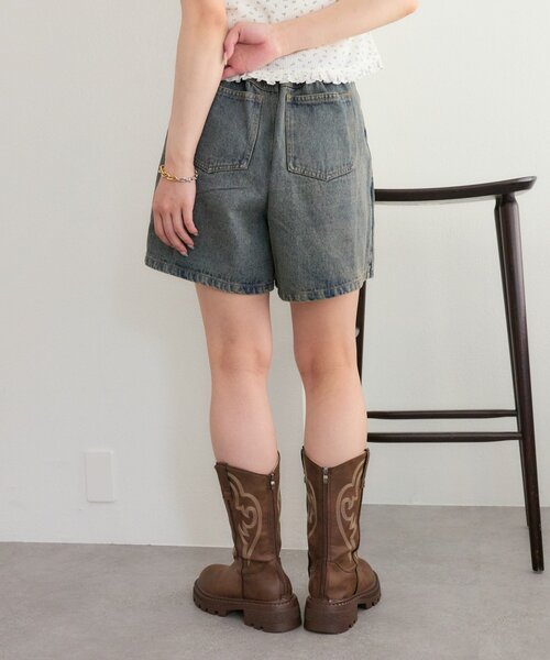 w closet（ダブルクローゼット）の「【25AW】デニムスカパン（スカート・レディース・ブルー/ブラック・MEDIUM/SMALL）」の14枚目の写真