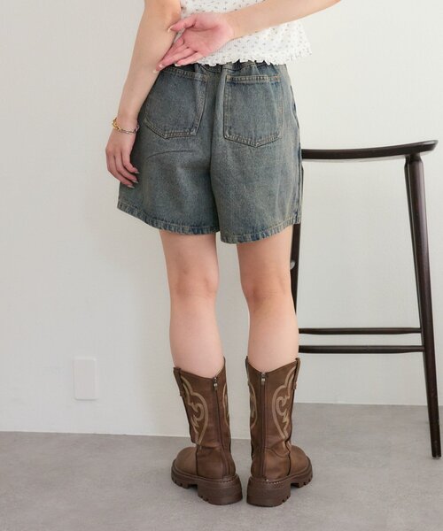 w closet（ダブルクローゼット）の「【25AW】デニムスカパン（スカート・レディース・ブルー/ブラック・MEDIUM/SMALL）」の15枚目の写真
