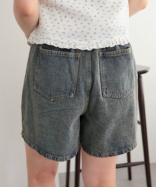 w closet（ダブルクローゼット）の「【25AW】デニムスカパン（スカート・レディース・ブルー/ブラック・MEDIUM/SMALL）」の18枚目の写真