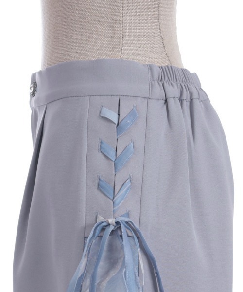 axes femme POETIQUE(アクシーズファムポエティック)の「揺蕩う海月ラッフルワイドパンツ(その他パンツ・レディース・グレー/ブラック/ネイビー・MEDIUM)」の8枚目の写真