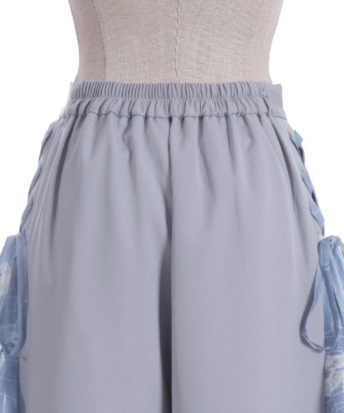 axes femme POETIQUE(アクシーズファムポエティック)の「揺蕩う海月ラッフルワイドパンツ(その他パンツ・レディース・グレー/ブラック/ネイビー・MEDIUM)」の10枚目の写真