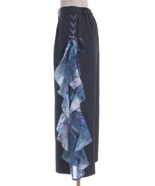 axes femme POETIQUE(アクシーズファムポエティック)の「揺蕩う海月ラッフルワイドパンツ(その他パンツ・レディース・グレー/ブラック/ネイビー・MEDIUM)」の20枚目の写真