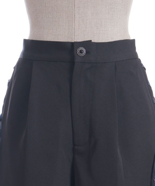 axes femme POETIQUE(アクシーズファムポエティック)の「揺蕩う海月ラッフルワイドパンツ(その他パンツ・レディース・グレー/ブラック/ネイビー・MEDIUM)」の22枚目の写真