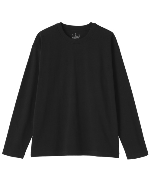 無印良品(ムジルシリョウヒン)の「婦人 引き揃え天竺編みクルーネック長袖Tシャツ(Tシャツ/カットソー・レディース・ホワイト/ブラック/ライトピンク/チャコールグレー/ダークグリーン・S/M/L/XL)」の11枚目の写真