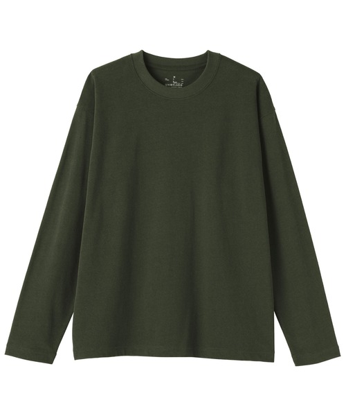 無印良品(ムジルシリョウヒン)の「婦人 引き揃え天竺編みクルーネック長袖Tシャツ(Tシャツ/カットソー・レディース・ホワイト/ブラック/ライトピンク/チャコールグレー/ダークグリーン・S/M/L/XL)」の20枚目の写真