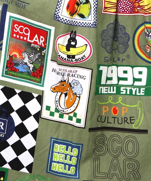 152739：アメリカンダイナー柄スカート（スカート）｜ScoLar