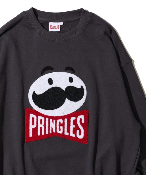 PRINGLES / プリングルズ】サガラ刺繍グラフィックプリント スウェット