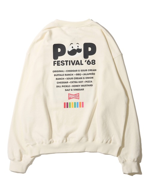 PRINGLES / プリングルズ】サガラ刺繍グラフィックプリント スウェット