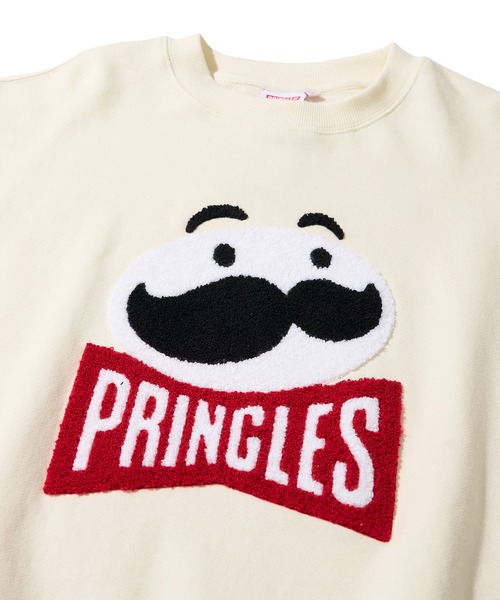 ADPOSION(アドポーション)の「【PRINGLES / プリングルズ】サガラ刺繍グラフィックプリント スウェットトレーナー(スウェット・レディース・グリーン/チャコールグレー/オフホワイト・X-LARGE/LARGE/MEDIUM)」の7枚目の写真