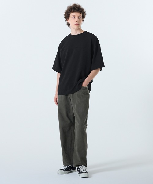 coca(coca)(コカ)の「エンボスフットボールTシャツ(Tシャツ/カットソー・メンズ・ライトグレー/ブラック・XL/M/L)」の10枚目の写真