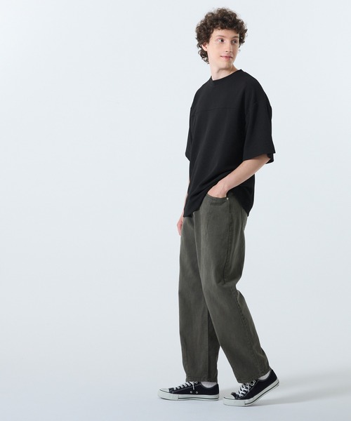 coca(coca)(コカ)の「エンボスフットボールTシャツ(Tシャツ/カットソー・メンズ・ライトグレー/ブラック・XL/M/L)」の12枚目の写真