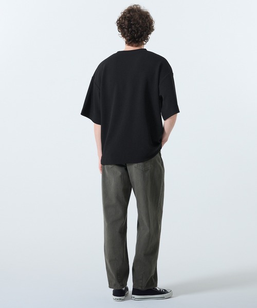 coca(coca)(コカ)の「エンボスフットボールTシャツ(Tシャツ/カットソー・メンズ・ライトグレー/ブラック・XL/M/L)」の13枚目の写真