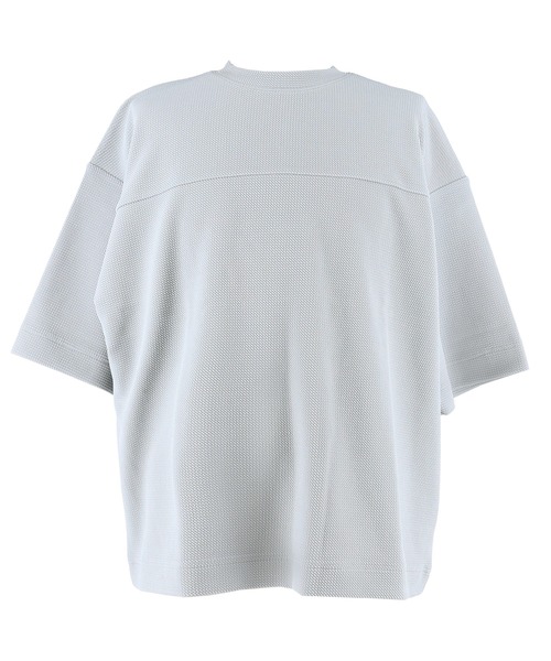 coca(coca)(コカ)の「エンボスフットボールTシャツ(Tシャツ/カットソー・メンズ・ライトグレー/ブラック・XL/M/L)」の3枚目の写真