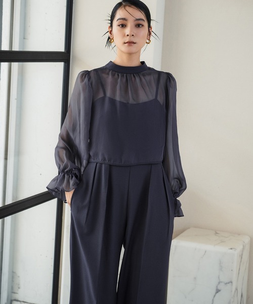 セール】【低身長さん向け】【～3Lサイズ】マルチway シフォンボレロ