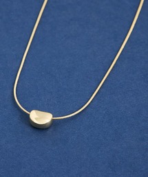 qualite | ステンレスビーンチャームネックレス(ネックレス)