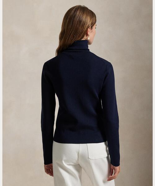 ロゴ タートルネック セーター（ニット/セーター）｜POLO RALPH