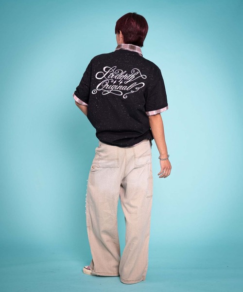 LTR DEPTH(レイターデプス)の「LTR DEPTH/ラメグラフィックT(Tシャツ/カットソー・メンズ・ブラウン/ブラック・LARGE/MEDIUM)」の8枚目の写真