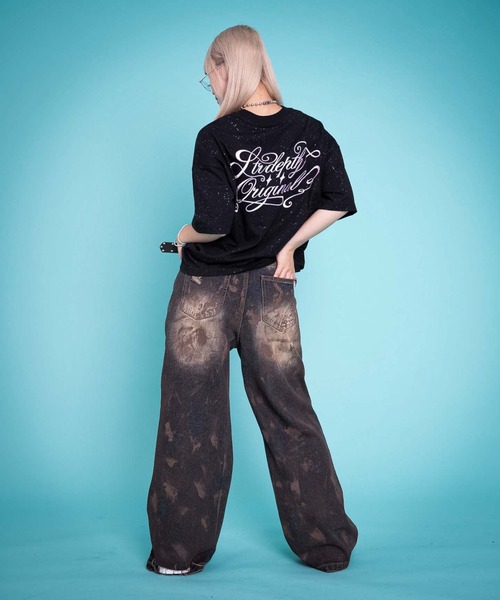 LTR DEPTH(レイターデプス)の「LTR DEPTH/ラメグラフィックT(Tシャツ/カットソー・メンズ・ブラウン/ブラック・LARGE/MEDIUM)」の10枚目の写真