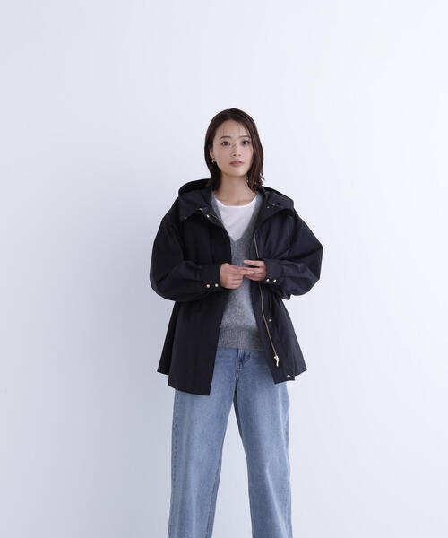 新品未使用！NATURAL BEAUTY BASICフーディードロストブルゾン ◇フーディードロストブルゾン（マウンテンパーカー）｜NATURAL