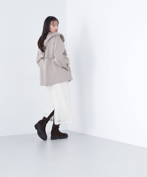 NATURAL BEAUTY BASIC(ナチュラルビューティーベーシック)の「◇フーディードロストブルゾン(マウンテンパーカー・レディース・ブラウン/ベージュ/ブラック・SMALL/MEDIUM)」の21枚目の写真