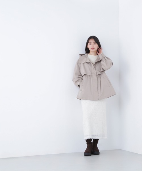 セール】◇フーディードロストブルゾン（マウンテンパーカー