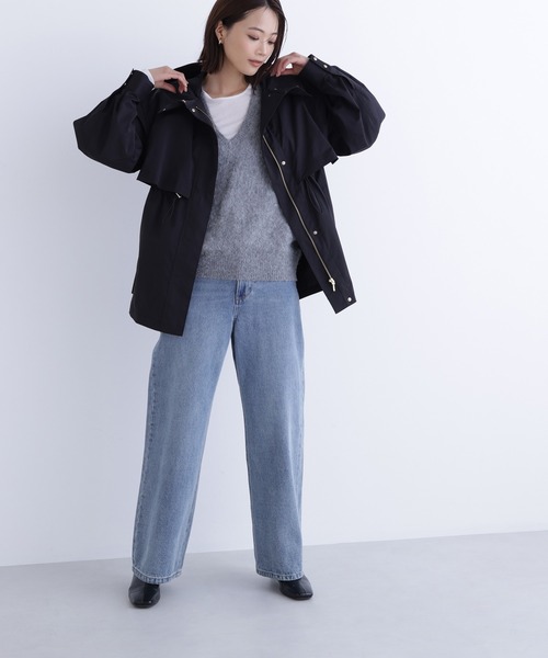 新品未使用！NATURAL BEAUTY BASICフーディードロストブルゾン フーディードロストブルゾン | NATURAL BEAUTY BASIC