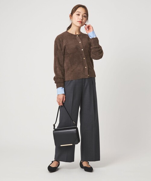 セール】フラッフ フェザーヤーン ニット カーディガン（カーディガン