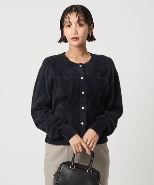 フラッフ フェザーヤーン ニット カーディガン（カーディガン/ボレロ