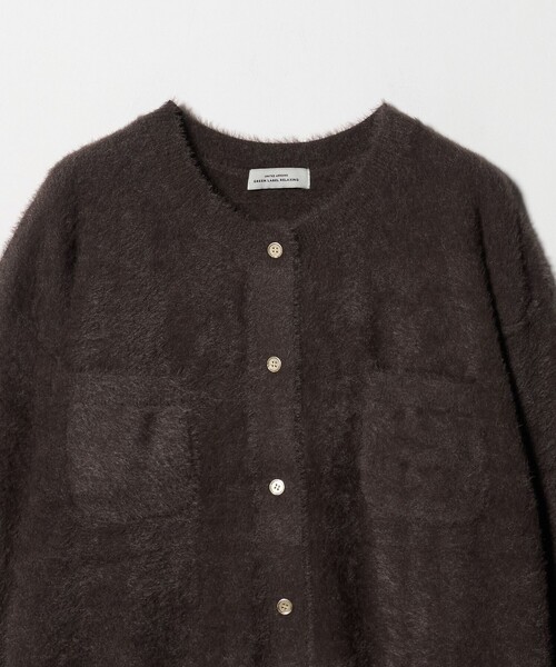 セール】フラッフ フェザーヤーン ニット カーディガン（カーディガン