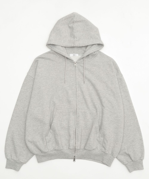 WEGO（ウィゴー）の「∴WEGO/【25年秋冬新作】バルーンBIGダブルZIPパーカー（パーカー・メンズ・杢グレー/ブラック系その他/ブラウン・MEDIUM/LARGE）」の14枚目の写真