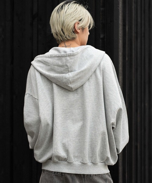 WEGO（ウィゴー）の「∴WEGO/バルーンBIGダブルZIPパーカー（パーカー・メンズ・杢グレー/ブラック系その他/ブラウン・MEDIUM/LARGE）」の16枚目の写真