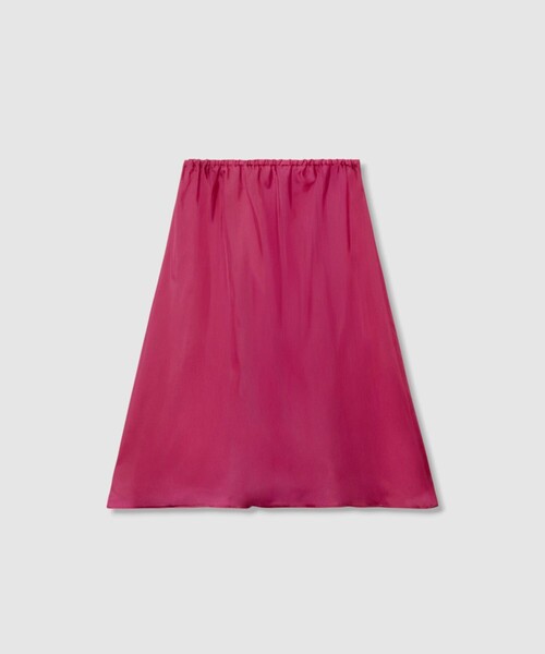 アナイ　ピンクジョーゼットワンピース ウールジョーゼットフロントタック ワンピース|ANAYI OFFICIAL ONLINE