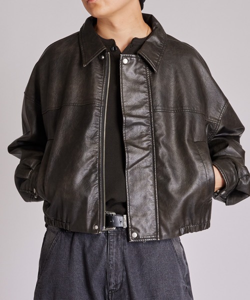 0*1様 60s〜 british hong kong leisure jake VINTAGE-LIKE SOUTIEN COLLAR BLOUSON（ブルゾン）｜WHO'S WHO gallery