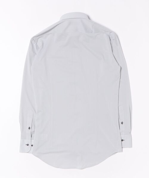 TOKYO SHIRTS(トウキョウシャツ)の「形態安定ノンアイロン ボタンダウン 長袖ストレッチビジネスワイシャツ(ビジネスシャツ・メンズ・グレー・首回り39cm-裄丈84cm/首回り41cm-裄丈82cm/首回り41cm-裄丈86cm/首回り42cm-裄丈82cm/首回り42cm-裄丈86cm/首回り43cm-裄丈82cm/首回り43cm-裄丈86cm/首回り37cm-裄丈80cm/首回り39cm-裄丈80cm/首回り37cm-裄丈84cm)」の7枚目の写真