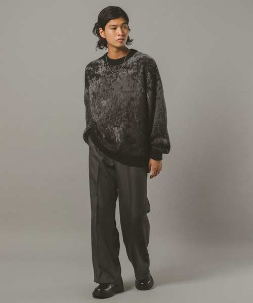 RAGEBLUE(レイジブルー)の「Mohair Blend Shaggy Knit / モヘヤブレンド総柄ニット(ニット/セーター・メンズ・ホワイト系その他/ブルー系その他/ブラック系その他/ブラック系その他2/ブラウン系その他・SMALL/MEDIUM/LARGE)」の18枚目の写真