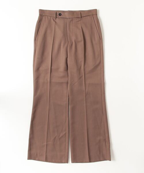 VOAAOV（ヴォアーブ）の「【VOAAOV】 ROUTINE Flare Pants（スラックス・メンズ・ブラック/チャコールグレー/キャメル/グレイッシュベージュ・0/1）」の4枚目の写真