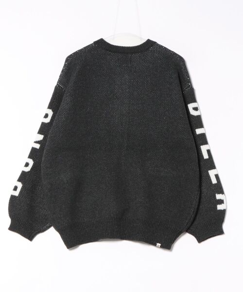 BILLABONG(ビラボン)の「【BILLABONG/ビラボン】24AW LOGO JACQUARD SWEATER/ジャガード織りカーディガン(カーディガン/ボレロ・レディース・ブラック/ブルー・MEDIUM)」の7枚目の写真