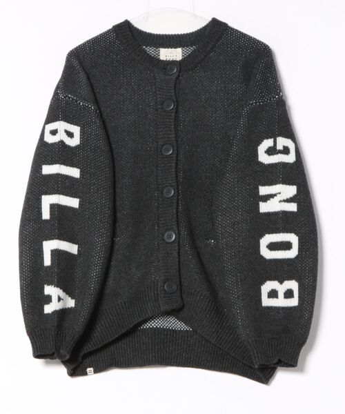 BILLABONG(ビラボン)の「【BILLABONG/ビラボン】24AW LOGO JACQUARD SWEATER/ジャガード織りカーディガン(カーディガン/ボレロ・レディース・ブラック/ブルー・MEDIUM)」の8枚目の写真