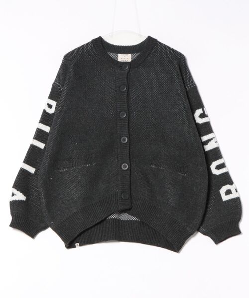 BILLABONG(ビラボン)の「【BILLABONG/ビラボン】24AW LOGO JACQUARD SWEATER/ジャガード織りカーディガン(カーディガン/ボレロ・レディース・ブラック/ブルー・MEDIUM)」の6枚目の写真