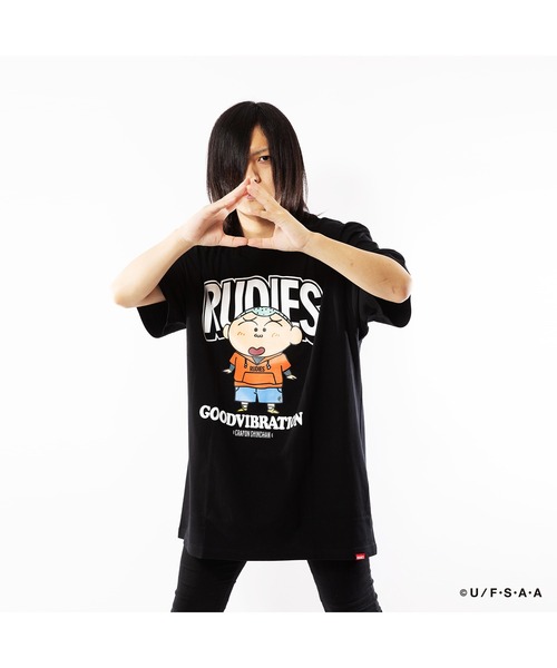 RUDIE'S(ルーディーズ)の「RUDIE'SxCRAYON SHINCHAN MASAOKUN TEE/ルーディーズ×クレヨンしんちゃん マサオくんTシャツ(Tシャツ/カットソー・メンズ・ブラック/ホワイト・L/XL/XXL/M/S)」の10枚目の写真