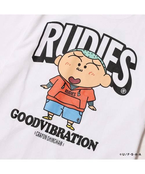 RUDIE'S(ルーディーズ)の「RUDIE'SxCRAYON SHINCHAN MASAOKUN TEE/ルーディーズ×クレヨンしんちゃん マサオくんTシャツ(Tシャツ/カットソー・メンズ・ブラック/ホワイト・L/XL/XXL/M/S)」の22枚目の写真