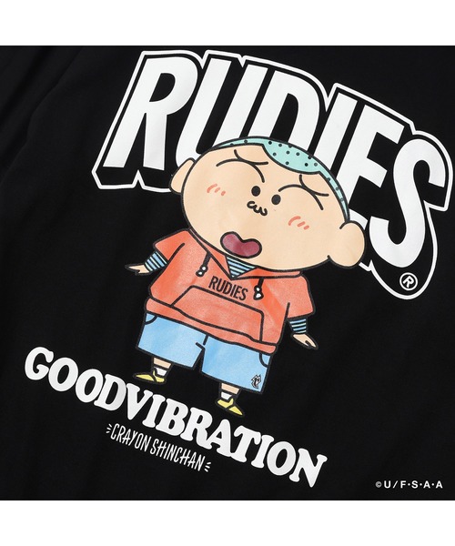 RUDIE'S(ルーディーズ)の「RUDIE'SxCRAYON SHINCHAN MASAOKUN TEE/ルーディーズ×クレヨンしんちゃん マサオくんTシャツ(Tシャツ/カットソー・メンズ・ブラック/ホワイト・L/XL/XXL/M/S)」の8枚目の写真
