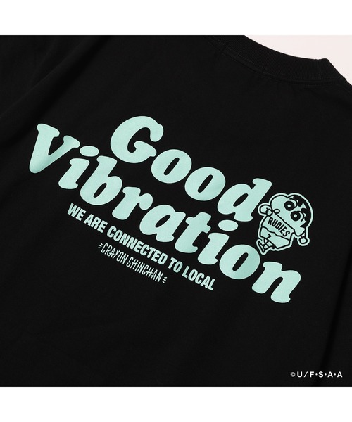 RUDIE'S(ルーディーズ)の「RUDIE'SxCRAYON SHINCHAN MASAOKUN TEE/ルーディーズ×クレヨンしんちゃん マサオくんTシャツ(Tシャツ/カットソー・メンズ・ブラック/ホワイト・L/XL/XXL/M/S)」の9枚目の写真