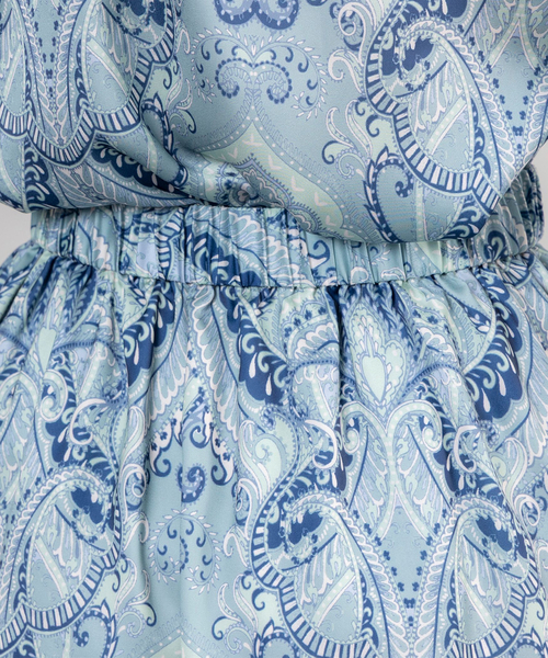 NARACAMICIE(ナラカミーチェ)の「【NARACAMICIE】【セットアップ対応】ペイズリー柄スカート(スカート・レディース・ピンク/グリーン・XL/M)」の8枚目の写真